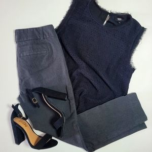 Ann Taylor Outlet Pant Charcoal Size 2 Petite